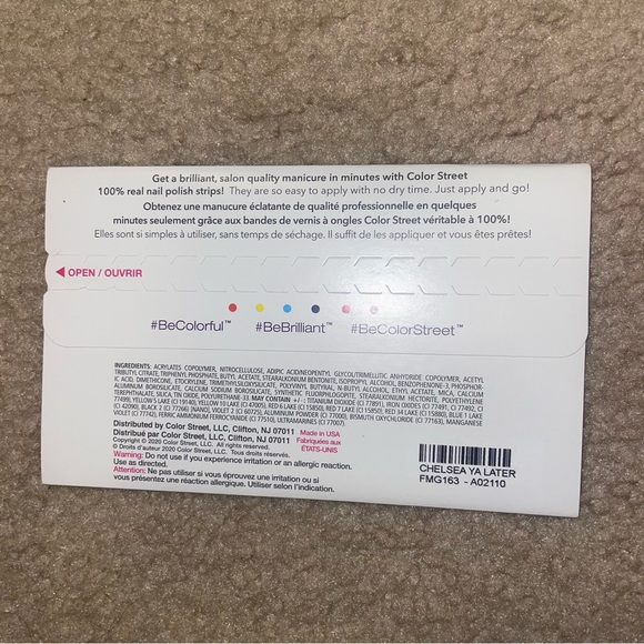 Color Street Chelsea ya Later - Picture 3 of 3